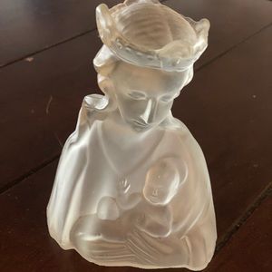 Glass Virgin Mary